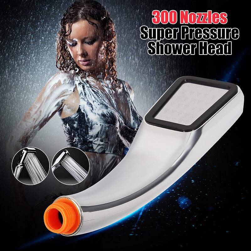 Душ слушалка с 300 дупки, водоспестяваща, високонапорна, ABS - хром