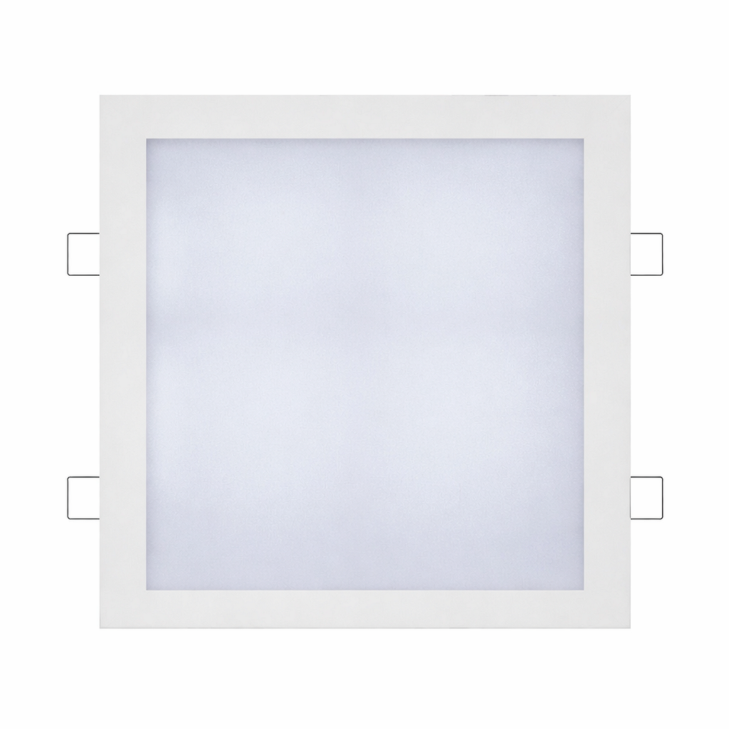 LED панел квадратен SLIM 6400K за окачен таван – бял