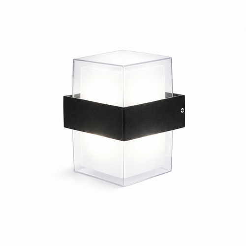 LED стенна кубична лампа, 10W, студено бяла светлина 6500К