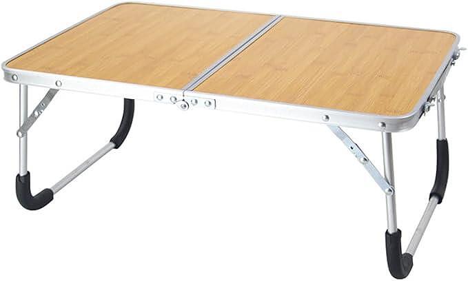 Сгъваема алуминиева къмпинг маса 60x40x27 см