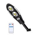 Соларна LED лампа 100W със сензор, за външна употреба и дистанционно