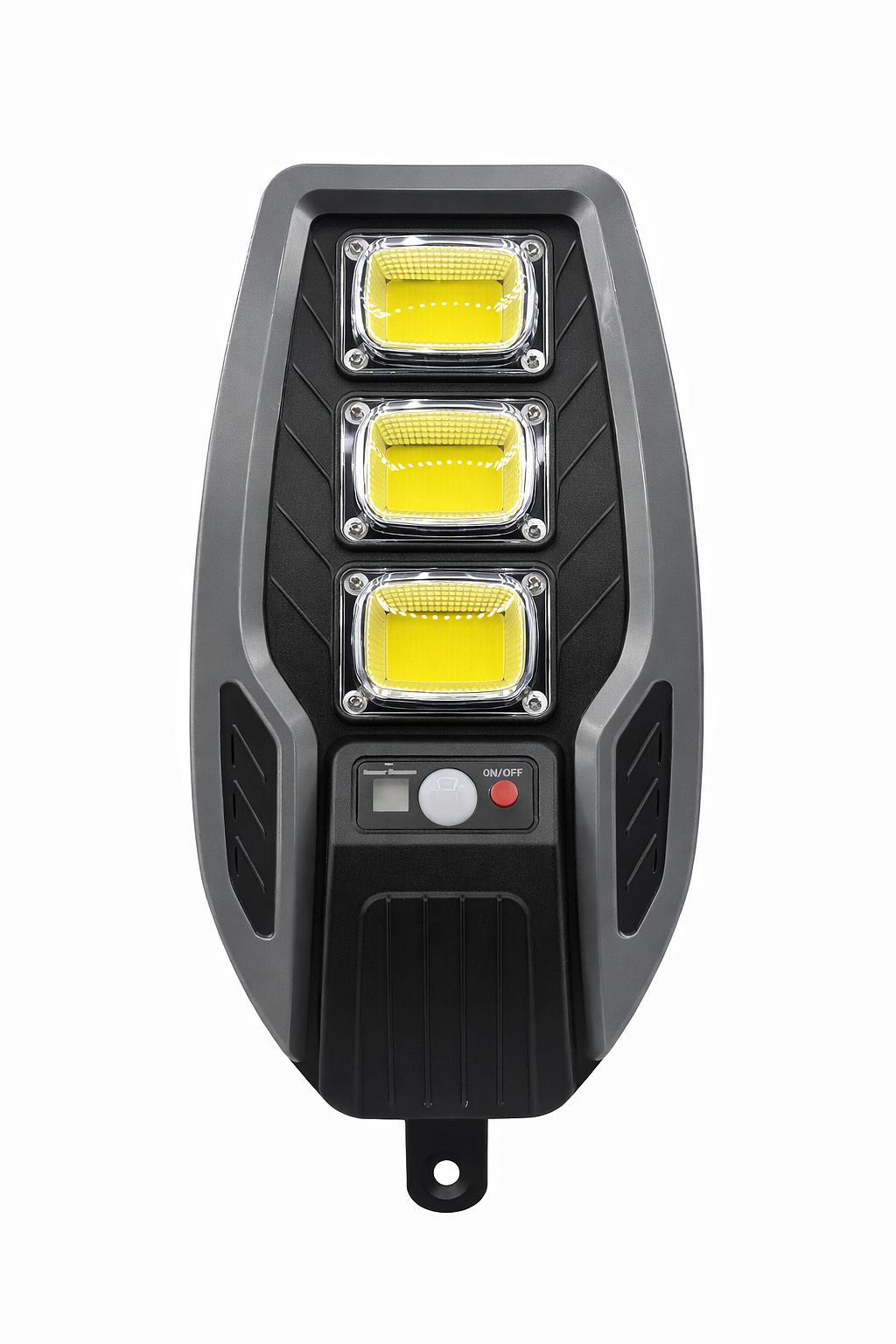 Соларна LED лампа 100W със сензор, за външна употреба и дистанционно